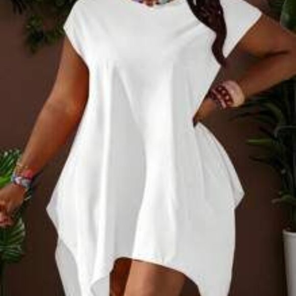 Slaydiva Plus Size Casual Sun Dress - Picture 1 of 1